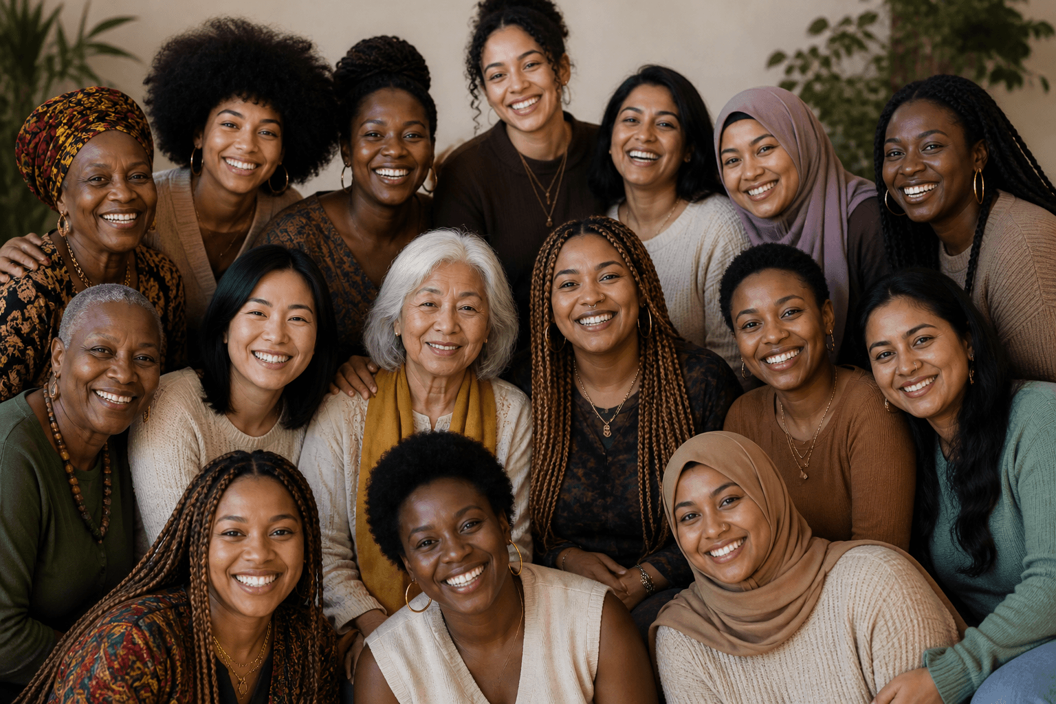 Women of colour from the CWCC community.