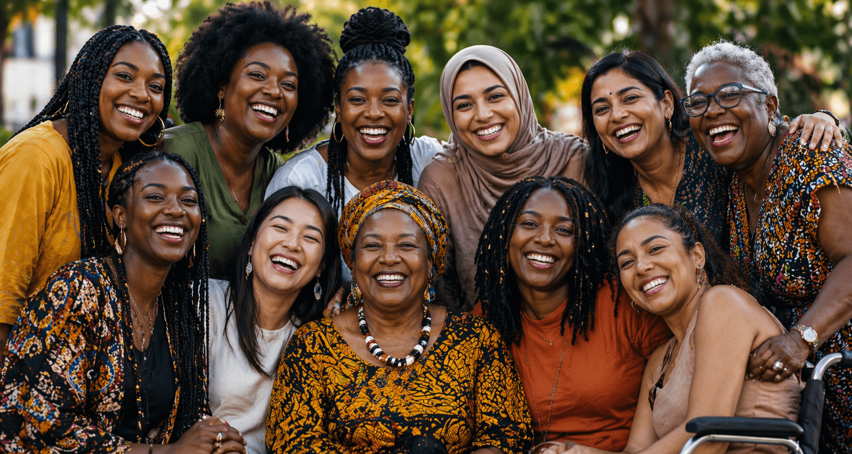 Women of colour from the CWCC community.